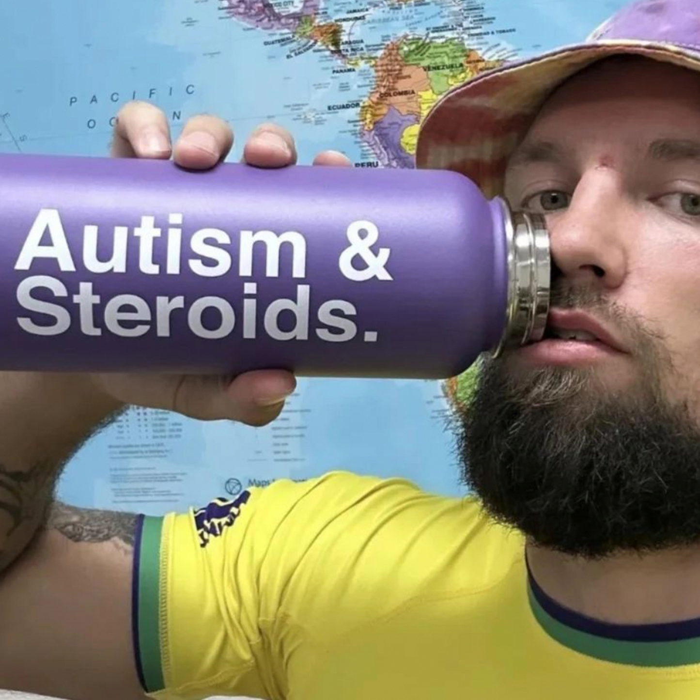 'Tism and 'Roids Drinks Flask