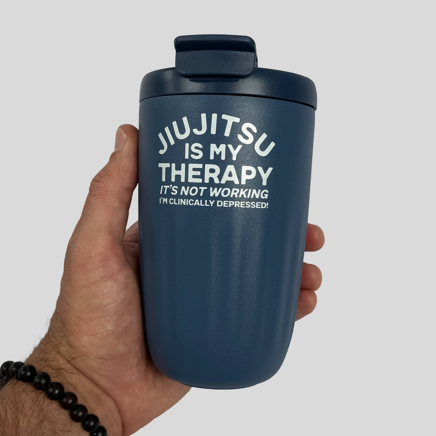 Jiujitsu Isn't Therapy Coffee Flask