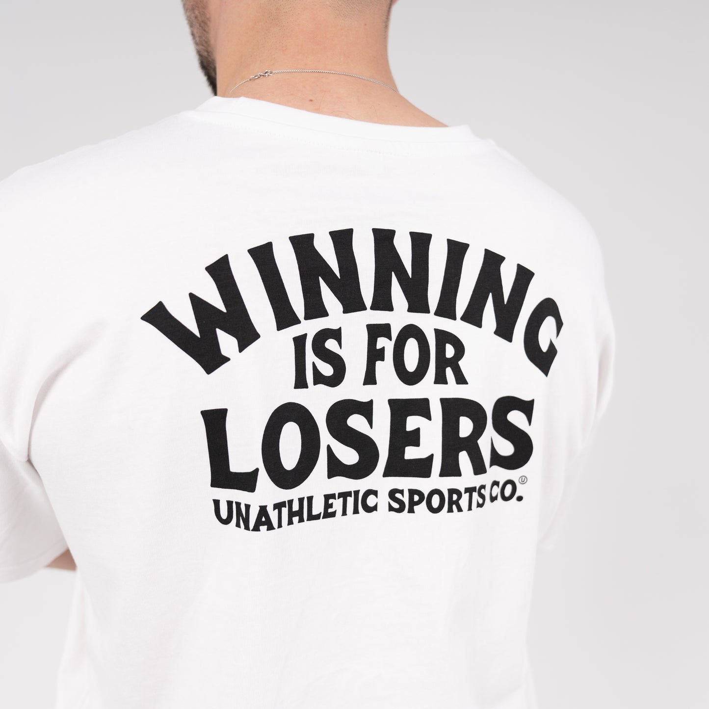 "Winning is for Losers" Tee - White