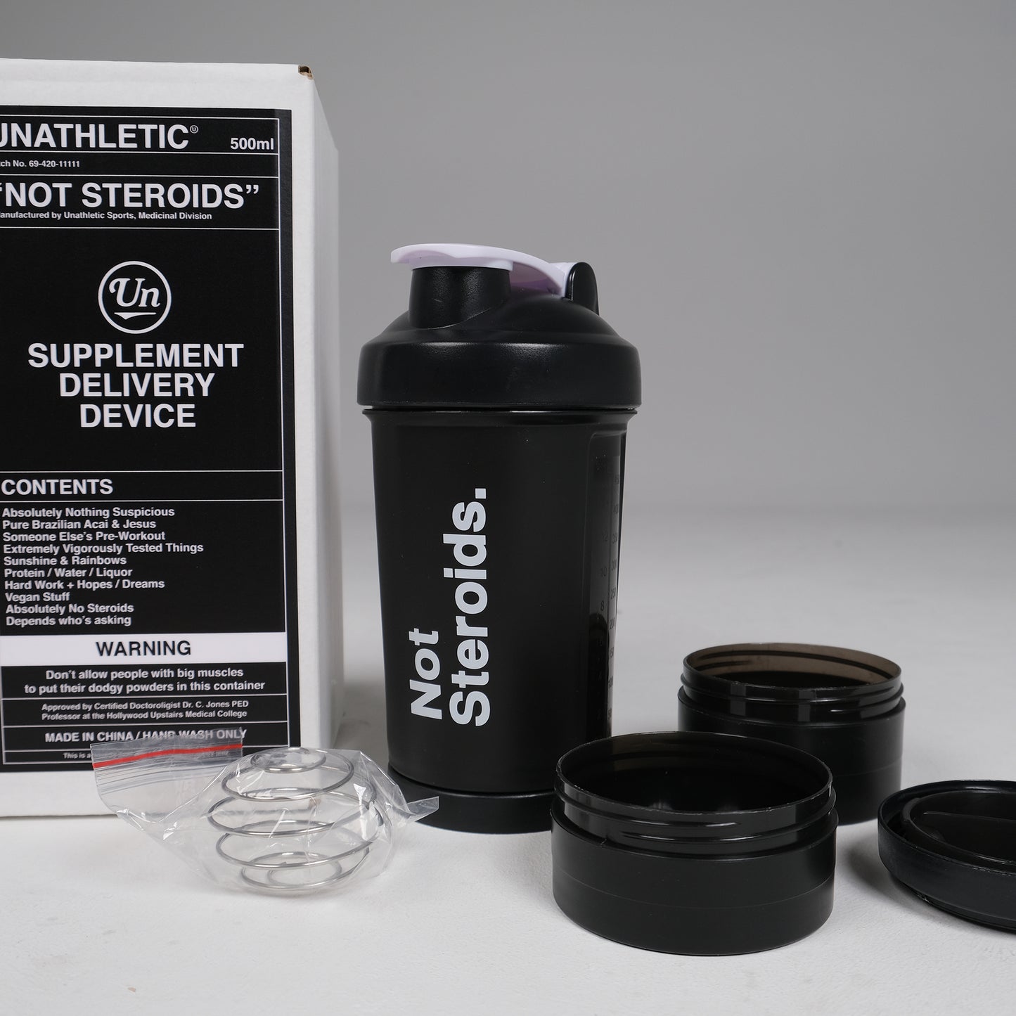 "Not Steroids" Shaker
